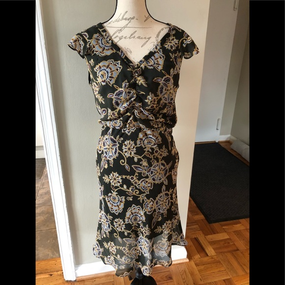 Zara Multi Color Patterned Dress Size M - Picture 2 of 8